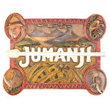 Lot # 236 : JUMANJI (1995) - Two-Piece Jumanji Faceplate