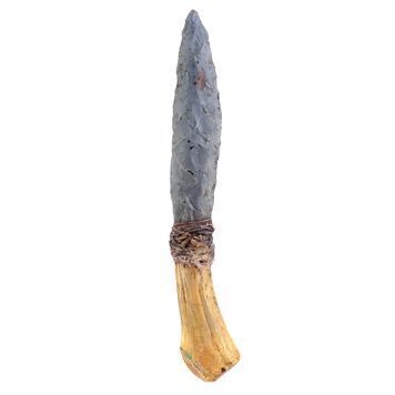 Lot # 237 : JUMANJI (1995) - Alan Parrish's (Robin Williams) Jumanji Dagger with a Joe Johnston Concept Illustration