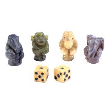 Lot # 238 : JUMANJI (1995) - Jumanji Tokens and Dice