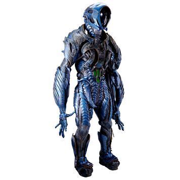 Lot # 256 : LOST IN SPACE (T.V. SERIES, 2018 - 2022) - Robot Alien's (Brian Steele) Complete Costume