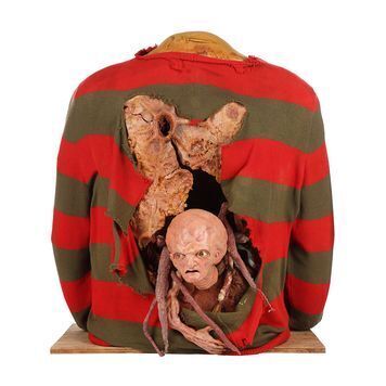 Lot # 287 : NIGHTMARE ON ELM STREET 5: THE DREAM CHILD (1989), A - SFX Freddy Krueger (Robert Englund) Torso with Replica Freddy Child