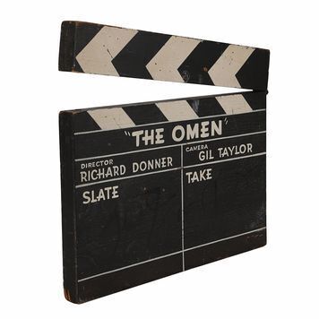 Lot # 289 : OMEN, THE (1976) - Production-used Clapperboard