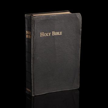 Lot # 317 : SHAWSHANK REDEMPTION, THE (1994) - Andy Dufresne's (Tim Robbins) Screen-matched Rockhammer Bible