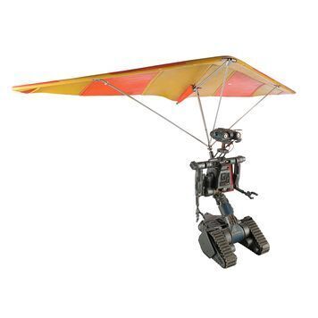Lot # 324 : SHORT CIRCUIT 2 (1988) - Johnny 5 Model Miniature with Glider