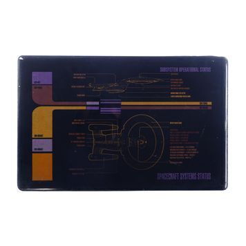 Lot # 348 : STAR TREK: THE NEXT GENERATION (T.V. SERIES, 1987 - 1994) - Main Engineering Master Systems Display Table LCARS Keypad Panel 02