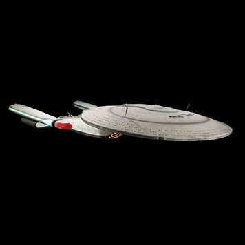 Lot # 350 : STAR TREK: THE NEXT GENERATION (T.V. Series, 1987-1994) - Replica Studio-scale Light-up Model Miniature USS Enterprise