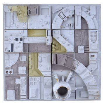 Lot # 364 : STAR WARS: A NEW HOPE (1977) - High-Altitude Death Star Surface Model