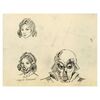 Lot # 366 : STAR WARS: A NEW HOPE (1977) - Charles Lippincott Collection: Hand-Drawn Alex Tavoularis Female Luke and Darth Vader Concept Sketches