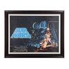 Lot # 379 : STAR WARS: A NEW HOPE (1977) - Hildebrandt Quad Framed