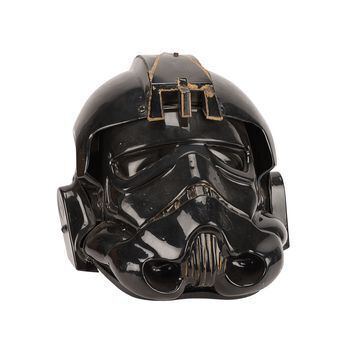 Lot # 381 : STAR WARS: A NEW HOPE (1977) - Replica TIE Pilot Helmet Created from Original Moulds