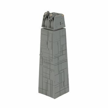 Lot # 395 : STAR WARS: RETURN OF THE JEDI (1983) - Death Star Gun Tower Miniature Model