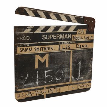 Lot # 407 : SUPERMAN (1978) - Model Unit Clapperboard
