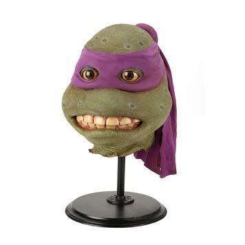 Lot # 418 : TEENAGE MUTANT NINJA TURTLES III (1993) - Donatello's (Corey Feldman/Jim Raposa) Stunt Head