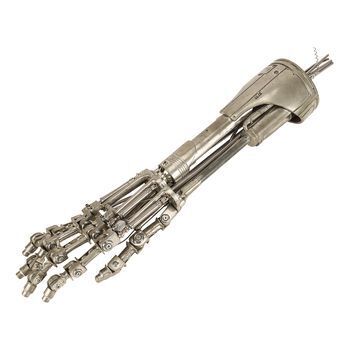 Lot # 420 : TERMINATOR 2: JUDGMENT DAY (1991) - T-800 Articulated Metal Endoskeleton Arm