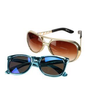 Lot # 433 : TRUE ROMANCE (1993) - Clarence (Christian Slater) and Alabama's (Patricia Arquette) Sunglasses