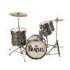 Lot # 454 : BEATLES, THE - Promotional and Studio-used 1960s Ludwig Black Oyster Drum Kit Featuring Replica Beatles Logo