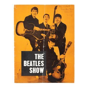 Lot # 465 : BEATLES, THE - John Lennon, Paul McCartney, George Harrison and Ringo Starr Autographed Weston-super-Mare Concert Programme