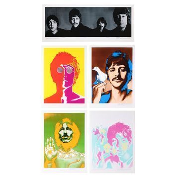 Lot # 467 : BEATLES, THE - Set Of Five Richard Avedon Stern Magazine Posters