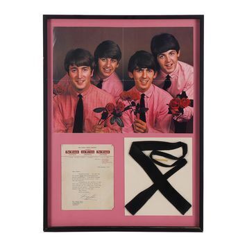 Lot # 468 : BEATLES, THE - Ringo Starr's Necktie Display
