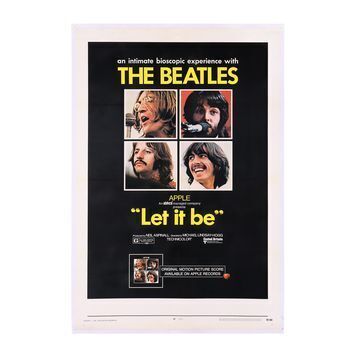 Lot # 479 : BEATLES, THE - "Let It Be" Promotional Poster