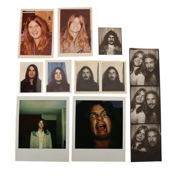 Lot # 486 : BLACK SABBATH - Ozzy Osbourne and Geezer Butler Autographed Passport Photos and Assorted Images