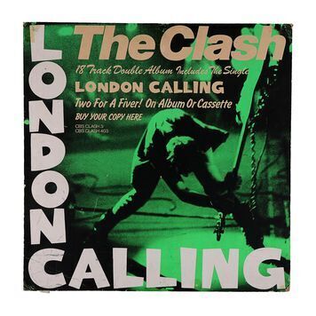 Lot # 493 : CLASH, THE - "London Calling" Promotional Instore Poster Board