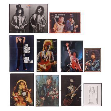 Lot # 512 : GLAM ROCK - Collection of Ten Assorted Posters
