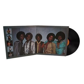 Lot # 516 : JACKSON 5, THE - Destiny Album and Souvenir Programme Autographed by Michael, Tito, Jermaine, Jackie and Marlon
