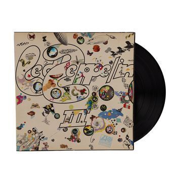 Lot # 532 : LED ZEPPELIN - Led Zeppelin III Vinyl Autographed by Robert Plant, Jimmy Page, John Paul Jones and John Bonham