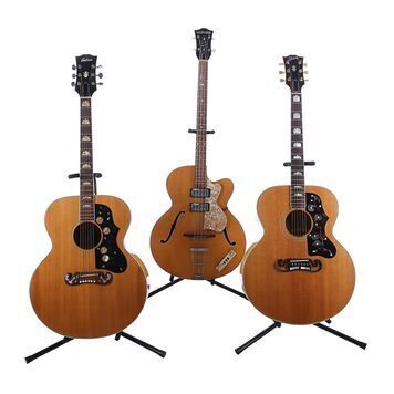 Lot # 552 : OASIS - Set of Three Wonderwall Music Video Screen-And-Photo-Matched Guitars Played by Noel Gallagher