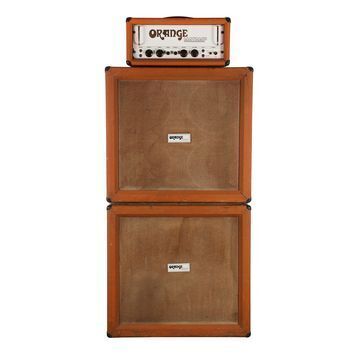 Lot # 561 : ORANGE AMPS - Vintage 1969 OR-100 Orange Matamp Amplifier Stack