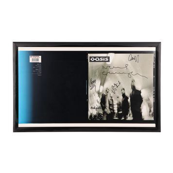 Lot # 562 : OASIS - Autographed Heathen Chemistry Album Cover Proof Display
