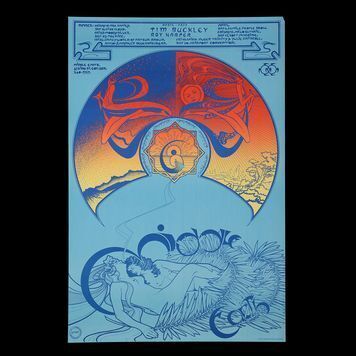 Lot # 570 : PINK FLOYD, TIM BUCKLEY AND OTHERS - Middle Earth Club Concert Poster