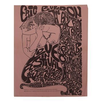 Lot # 574 : PINK FLOYD - The Love-In Festival Handbill