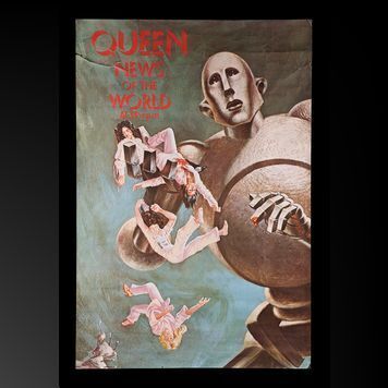 Lot # 580 : QUEEN - News Of The World Promotional Poster
