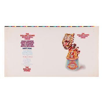 Lot # 586 : ROLLING STONES, THE - Rock and Roll Circus Unreleased Album Cover Printer's Proof