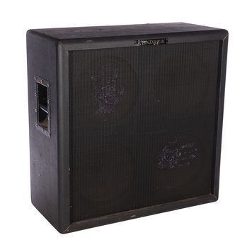 Lot # 590 : SEAHORSES, THE - John Squire's Tour-used Kendrick Guitar Cab With Paint Applied