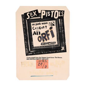 Lot # 593 : SEX PISTOLS, THE - Orfi Concert Poster