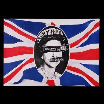 Lot # 599 : SEX PISTOLS, THE - God Save the Queen Promotional Poster