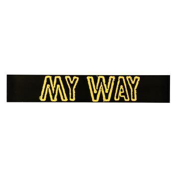 Lot # 605 : SEX PISTOLS, THE - Sid Vicious "My Way" Promotional Banner