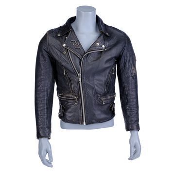 Lot # 606 : GUNS N' ROSES - Slash's Leather Jacket from Paradise City Music Video and Appetite for Destruction Album
