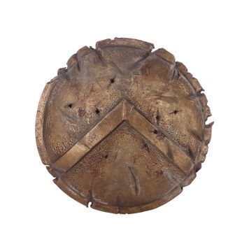 Lot # 630 : 300 (2006) - Battle-damaged Spartan Shield