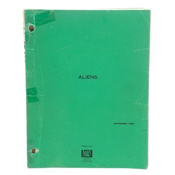 Lot # 667 : ALIENS (1986) - Bound Final Script
