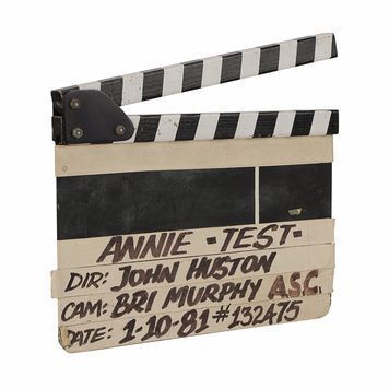 Lot # 678 : ANNIE (1982) - Production-used Clapperboard