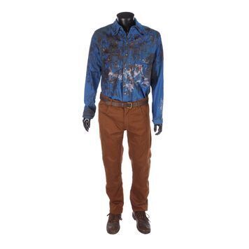 Lot # 681 : ASH VS EVIL DEAD (T.V. Series, 2015-2018) - Ash's (Bruce Campbell) Screen-matched Costume