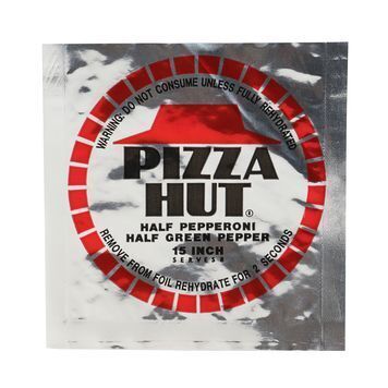 Lot # 703 : BACK TO THE FUTURE PART II (1989) - McFly Family Dehydrated Pizza Hut Wrapper