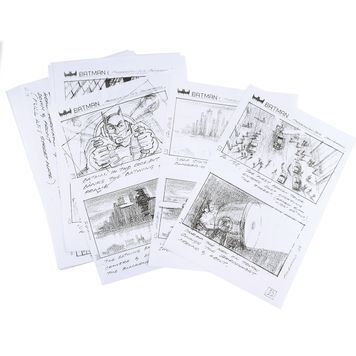 Lot # 720 : BATMAN (1989) - Set of 112 Printed Storyboards