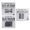 Lot # 738 : DARK KNIGHT, THE (2008) - Set of Three The Gotham Times Newspapers Covers