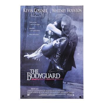 Lot # 761 : BODYGUARD, THE (1992) - Kevin Costner Autographed One-sheet Poster