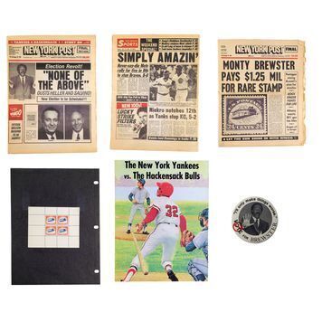 Lot # 774 : BREWSTER'S MILLIONS (1985) - Set of Montgomery Brewster's (Richard Pryor) Ephemera